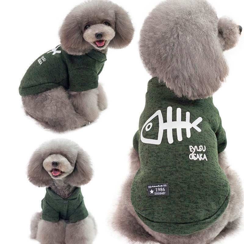 "Osaka" Fishbone Dog Sweatshirt