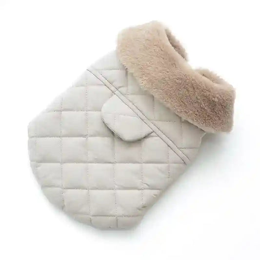 Cappotto Cani Trapuntato Ecopelliccia Smanicato by Dog Moda