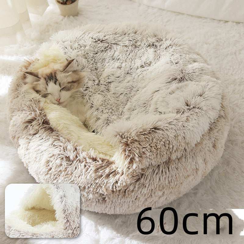 Cuccia Avvolgente "Comfort Ciambella" in Pile con Copertina - Dog Moda