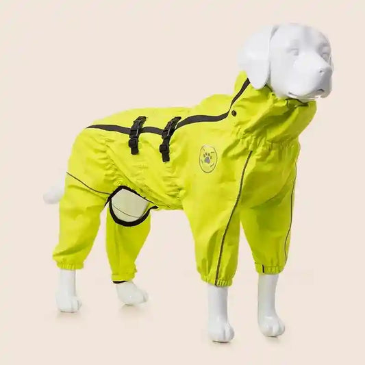 Impermeabile per cani grandi e medi con zip waterproof e maniche by Dog Moda