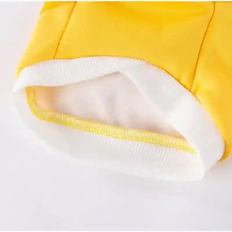 犬用フード付きバニースウェットシャツ - カートゥーンベア