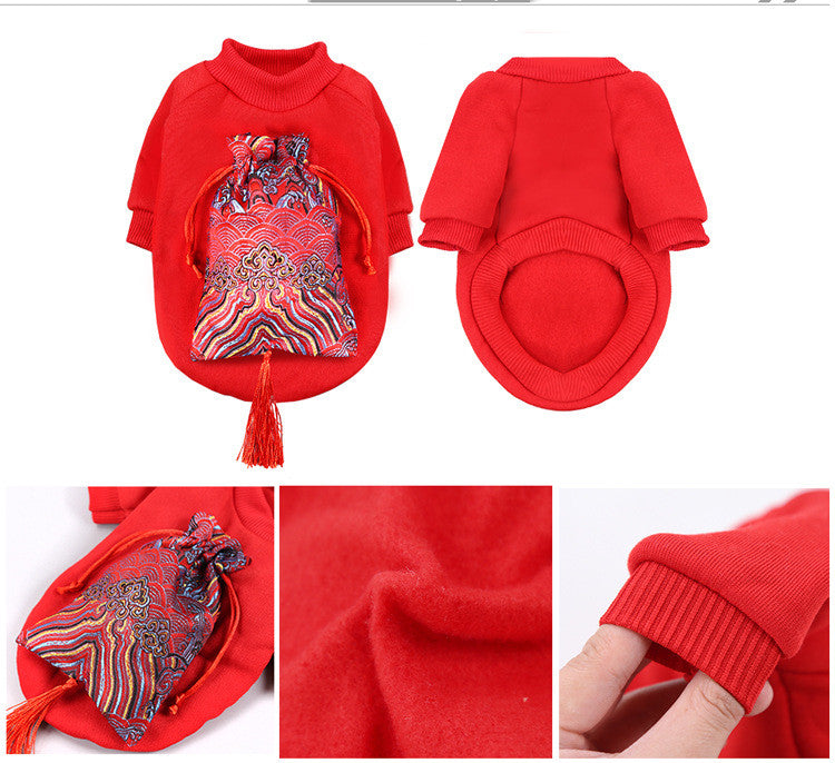 Felpa per Cani con Cappuccio - Design Artistico a Tema