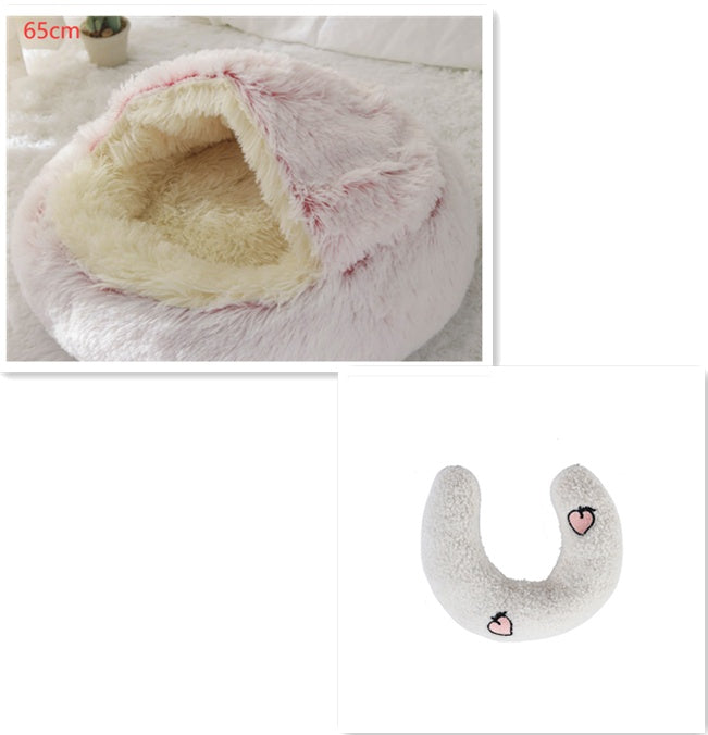 Cuccia Avvolgente "Comfort Ciambella" in Pile con Copertina - Dog Moda