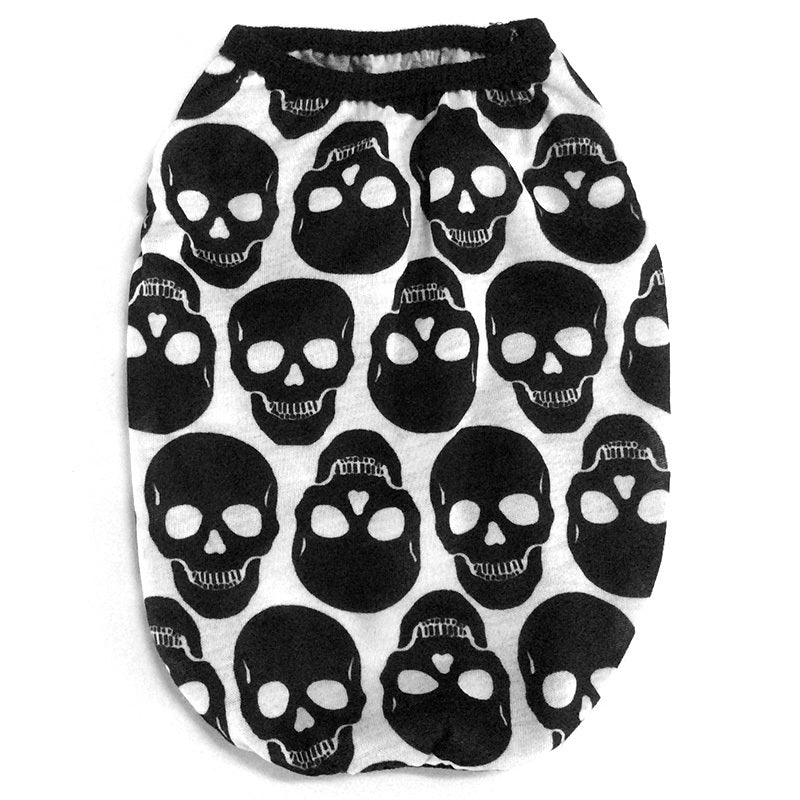 Maglietta per cani e Bulldog con teschietti "Skull Candy"