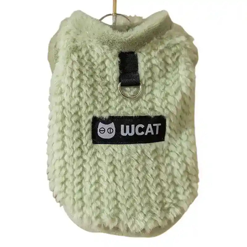 Chaleco Fuzzy para Perros - Suave con Anilla para Correa