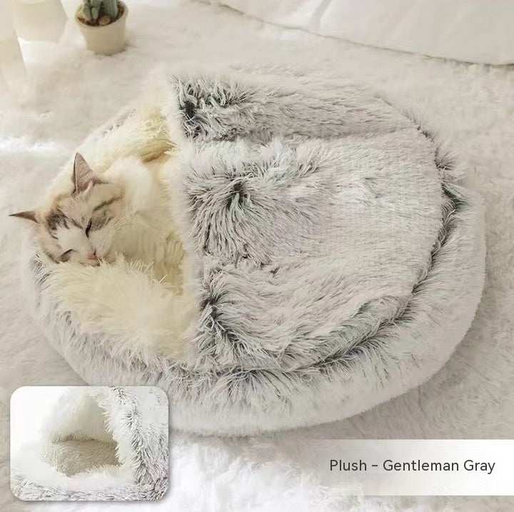 Cuccia Avvolgente "Comfort Ciambella" in Pile con Copertina - Dog Moda