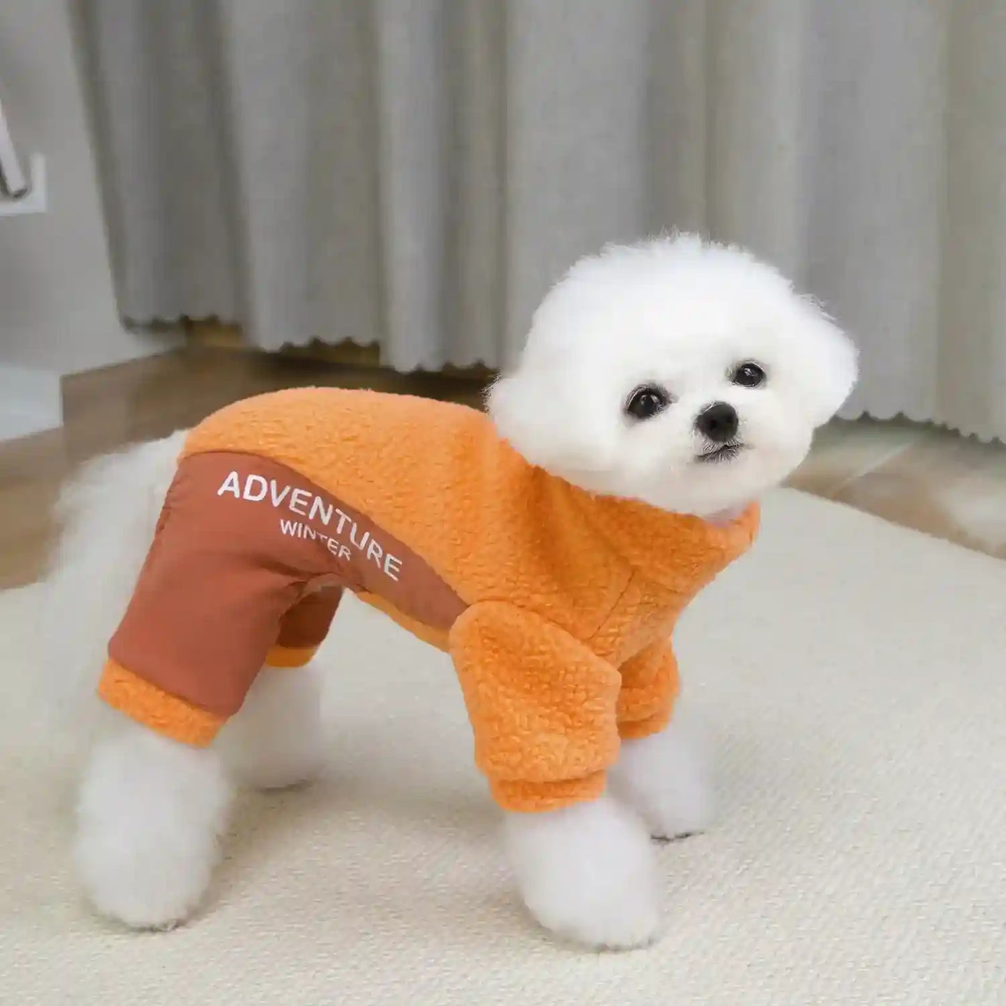 Vestito in Pile per Cani Adventure con 4 Zampe by Dog Moda