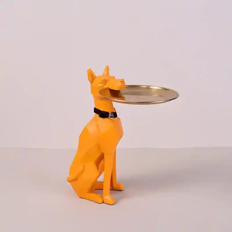 Svuotatasche Doberman in Resina – Decorazione Multifunzione by Dog Moda