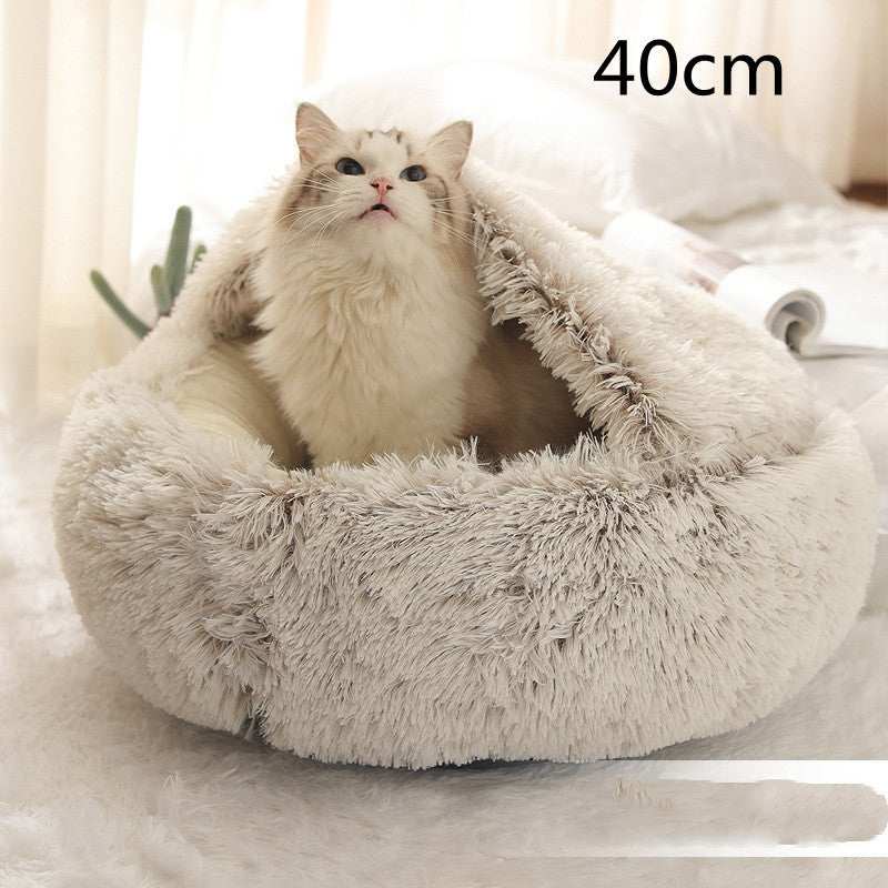 Cuccia Avvolgente "Comfort Ciambella" in Pile con Copertina - Dog Moda