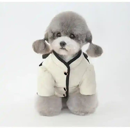 Mademoiselle Dog Coat - Quilted Sequin Bow