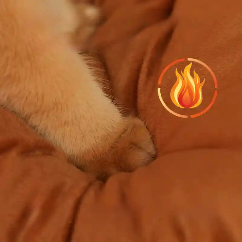 猫と犬用の自動加熱イグルーハウス