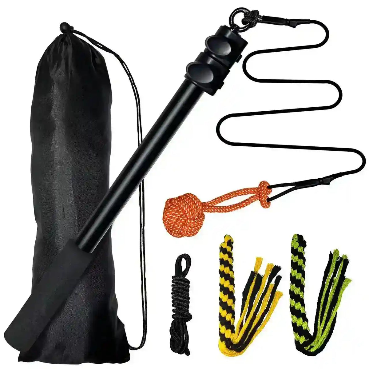 Canna Telescopica Cani 102cm Corda Pallina Peluche by Dog Moda