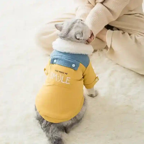 Cappotto per Cani Smile Khaki - Imbottito con Taschina by Dog Moda