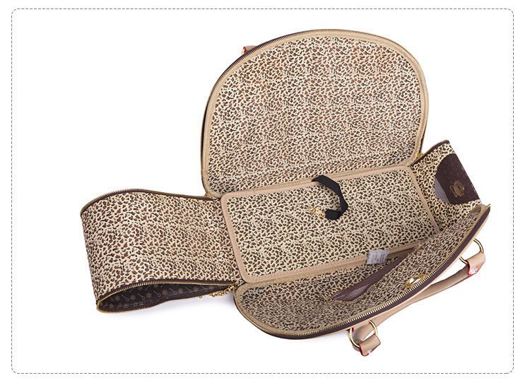 "Chanel" Eco-Leather Dog Carrier Bag