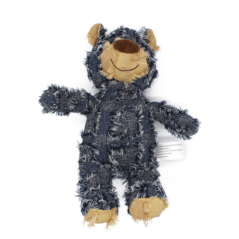 Grizzly Bear Dog Toy with Sound | Durable and Interactive