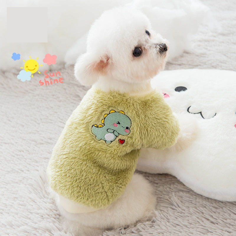 Maglione pile per cani "Bubble Bobble" – Comfort e stile per l'inverno