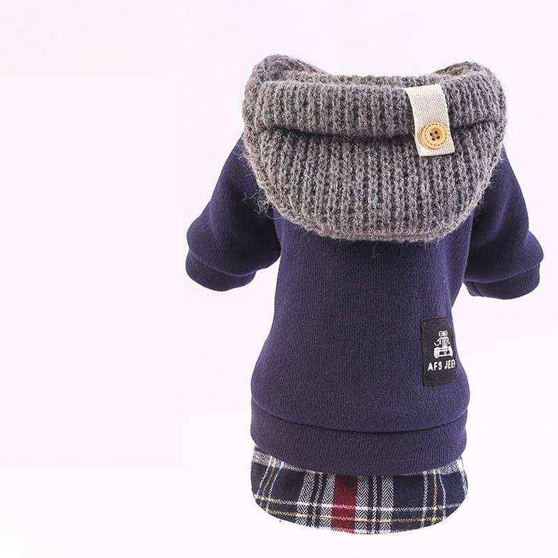 Abrigo Acolchado 4 Patas para Perros - Con/Sin Capucha