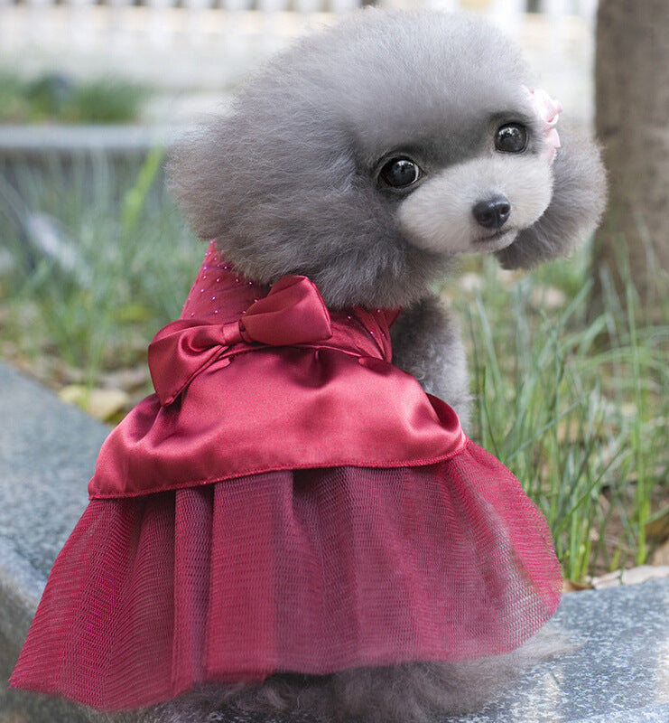 "Cleopatra" Satin Dog Formal Dress