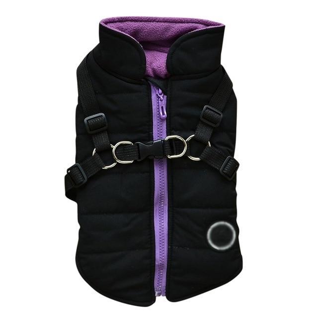 Cappotto per Cani Modello "Barcellona" con Pettorina Integrata in Nylon