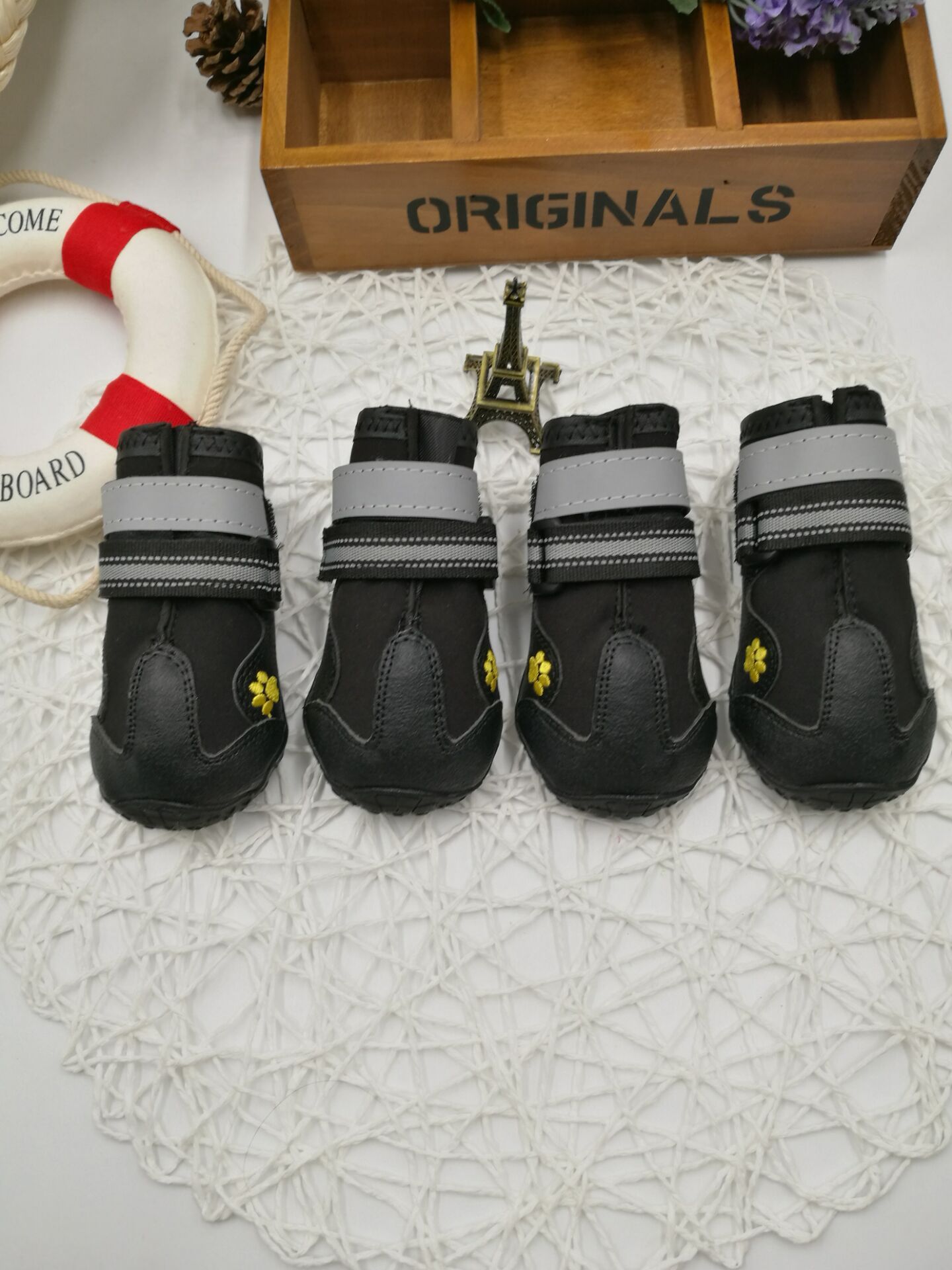 Waterproof Non-Slip Trekking Dog Shoes with Velcro