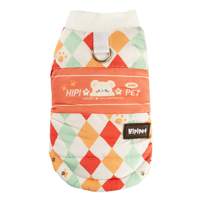Cappotto Life Cani Smanicato Pile con Orsetto HIPIPET