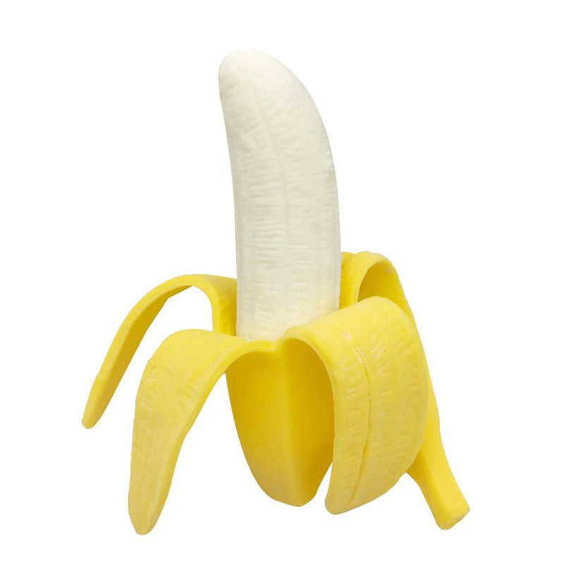 Dog Toy "Banana" - Durable, Soft and Elastic Rubber