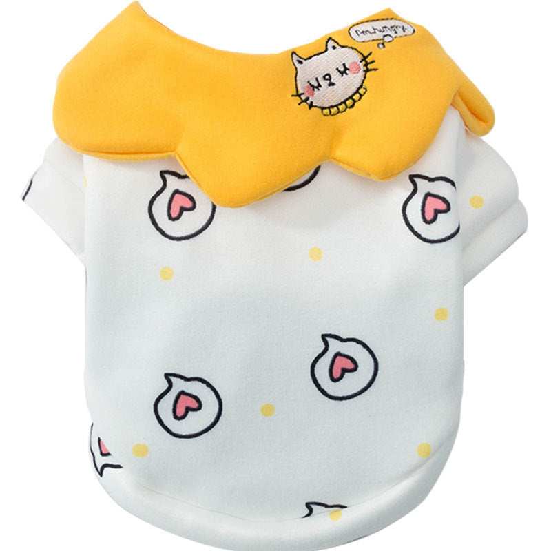Dog sweater with collar "Shinycat"
