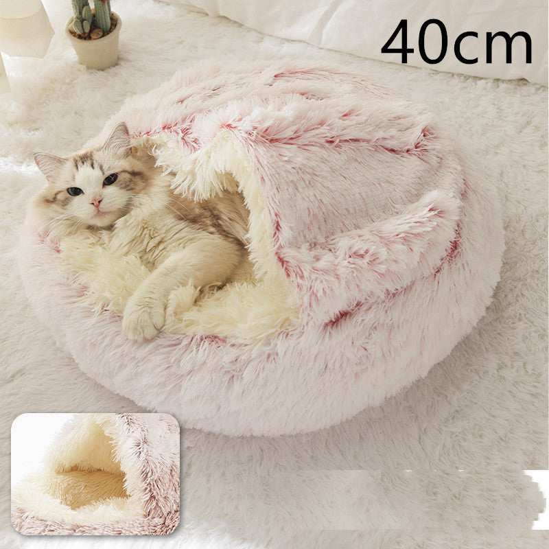 Cuccia Avvolgente "Comfort Ciambella" in Pile con Copertina - Dog Moda