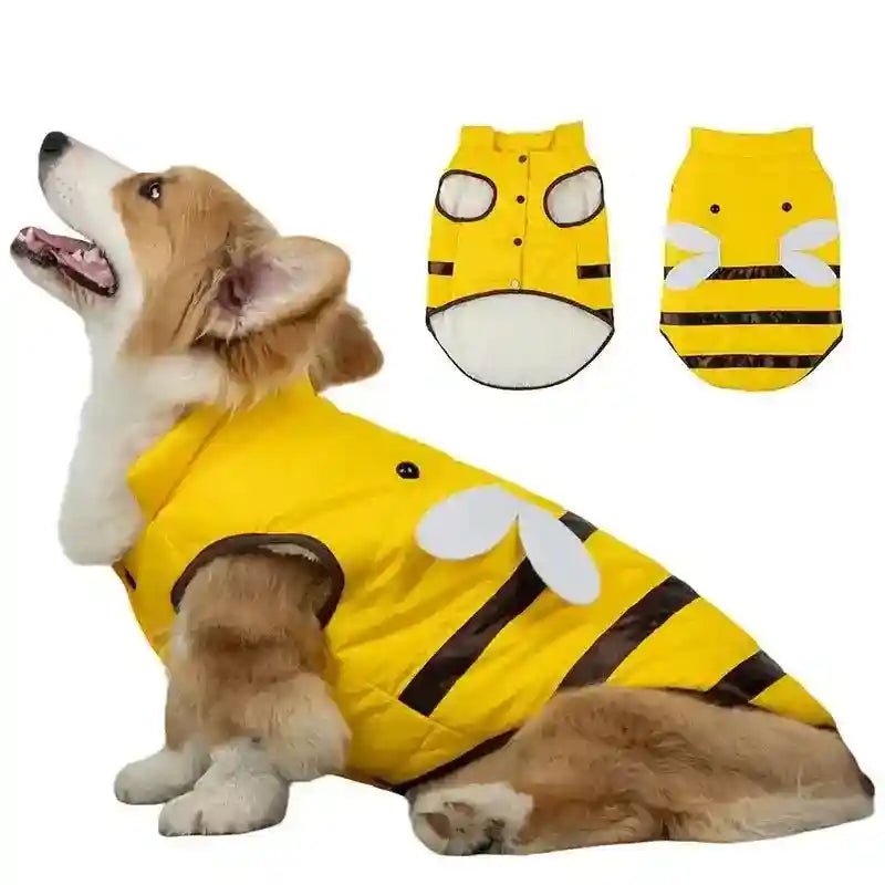 Cappotto Ape per Cani - Con o Senza Cappuccio, Morbido e Caldo by Dog Moda