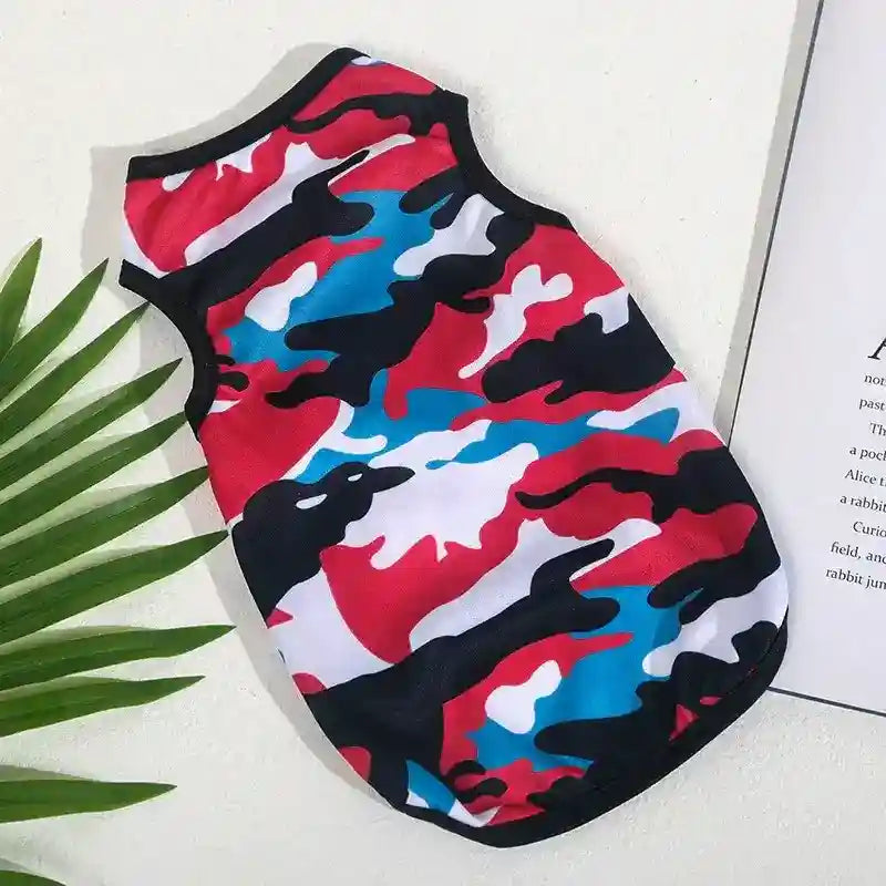 Maglia per Cani Camouflage - New Camouflage Vest Dog Clothes by Dog Moda