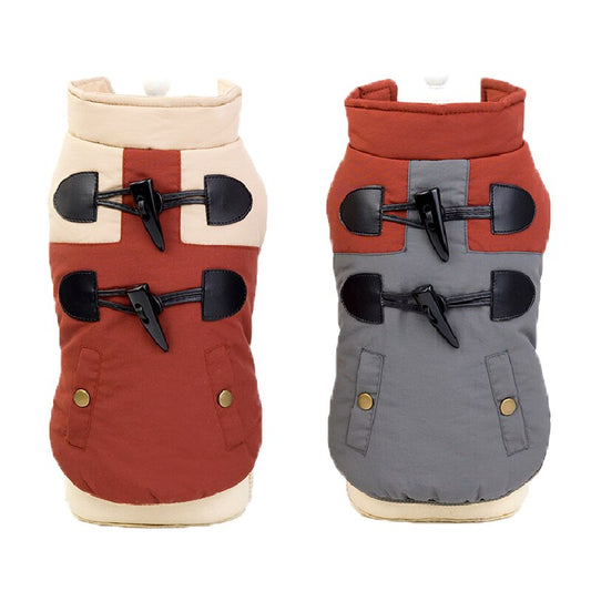 Cappotto Smanicato per Cani - Bottoni Dente Taschine by Dog Moda
