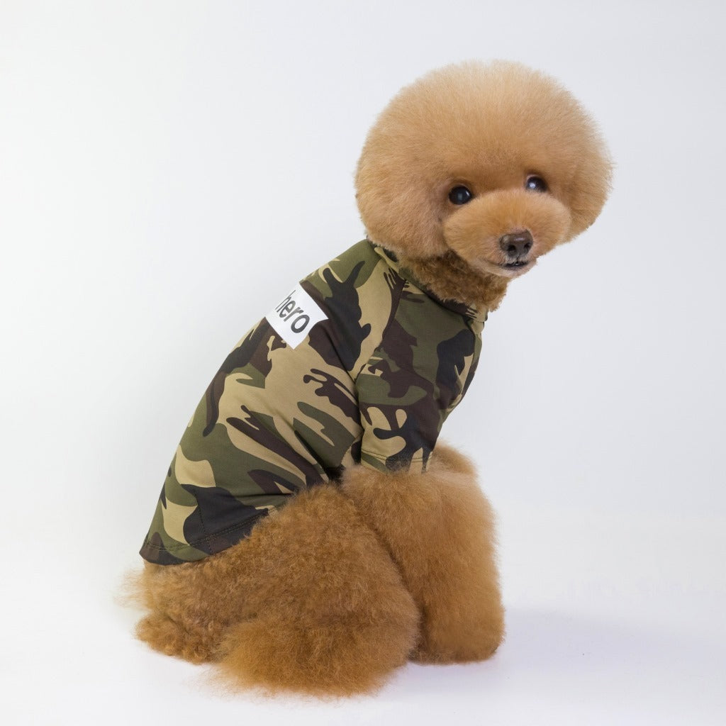 Maglia per cani camouflage "Super Hero"