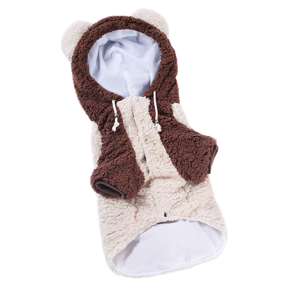 Felpa per Cani Grandi con Cappuccio e Orecchie "Bear" – Stile e Comfort per le Razze di Taglia Grande