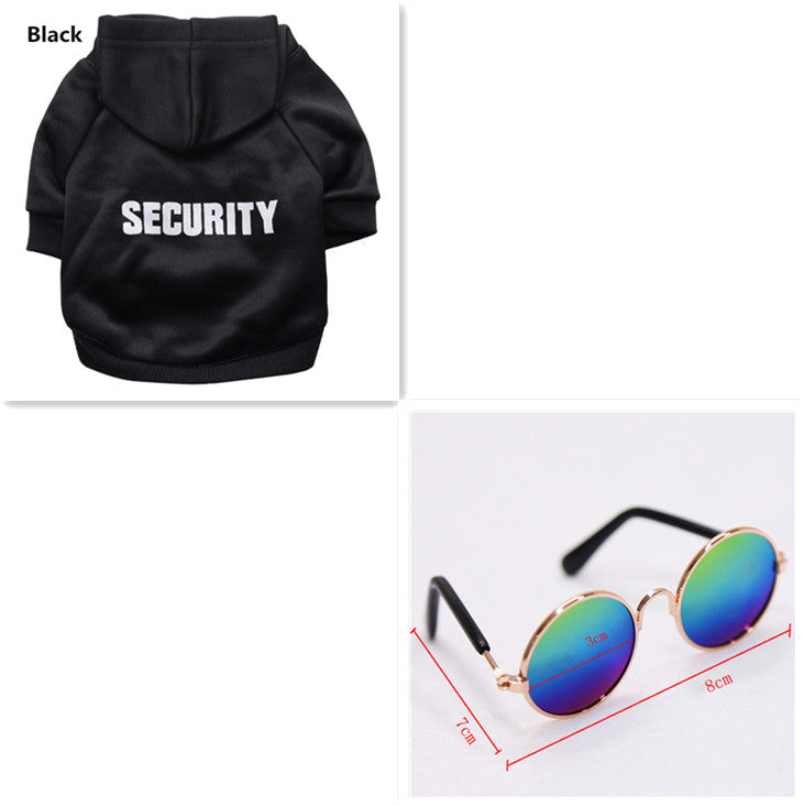 Felpa Security con Cappuccio per Cani e Gatti by Dog Moda