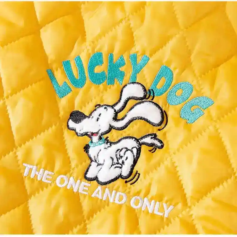 Cappotto Cani Taglia Grande Lucky Dog - Imbottito Caldo