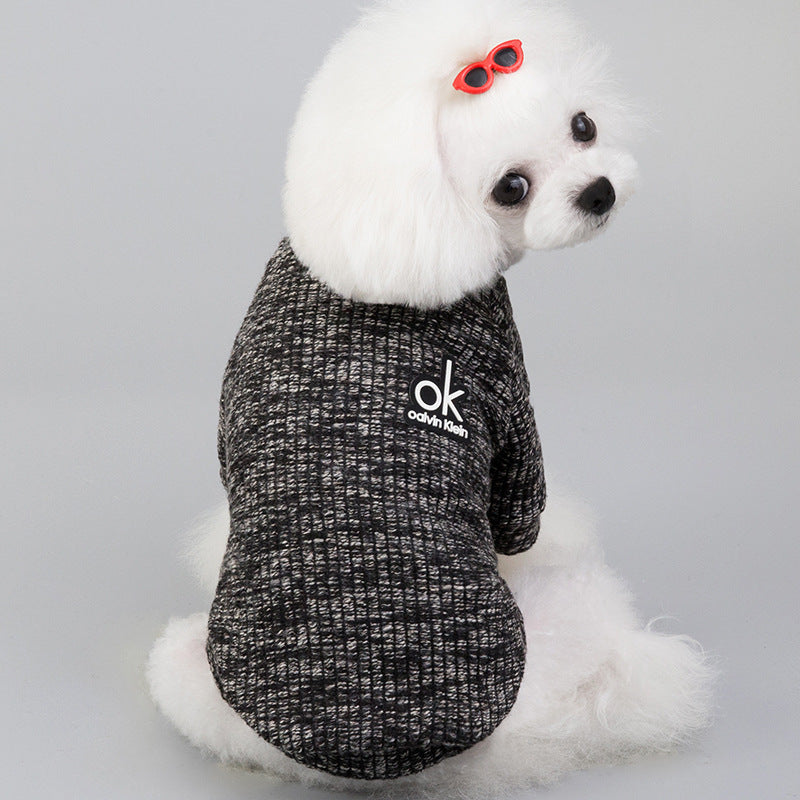 Calvin Klein Style Stylish Stretch Dog Hoodie
