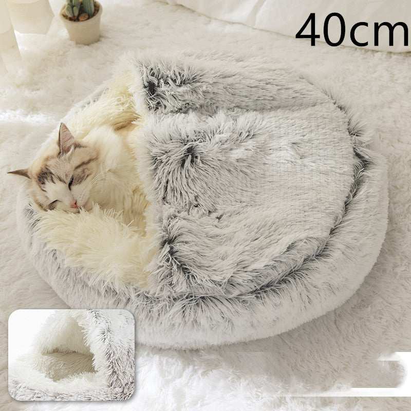 Cuccia Avvolgente "Comfort Ciambella" in Pile con Copertina - Dog Moda
