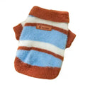 Cardigan Polo a Rayas para Perros - Estilo Colegio Hecho a Mano
