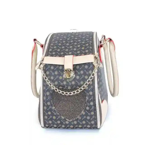 Borsa Trasportino Luxury Simil Pelle Cani Gatti Piccoli
