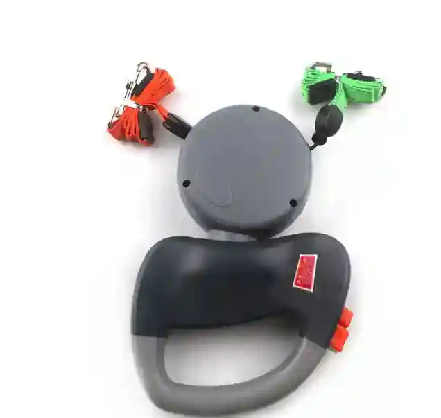 Retractable Dual Pet Dog Walking Leash by Dog Moda