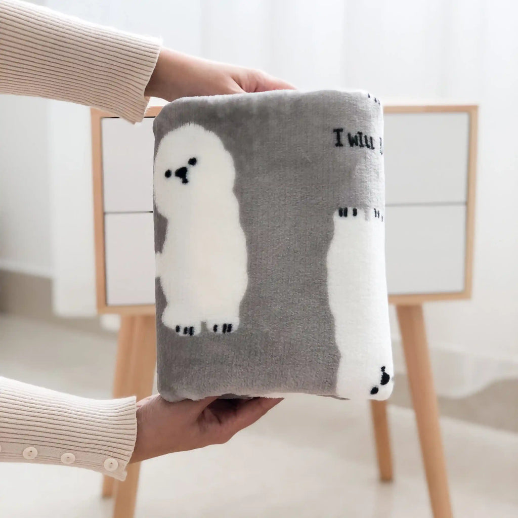 犬と猫用ブランケット - 柔らかく暖かいプリント付き