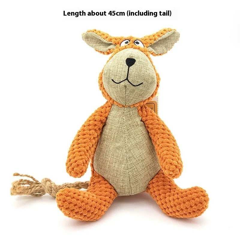 Peluche per Cani Resistente – Orsetto, Scimmietta e Altri Design