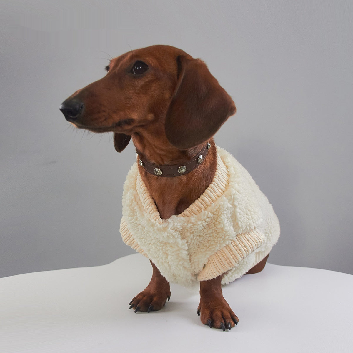 Cappotto Natalizio per Cani Santa's Baby - Pile Rosso by Dog Moda
