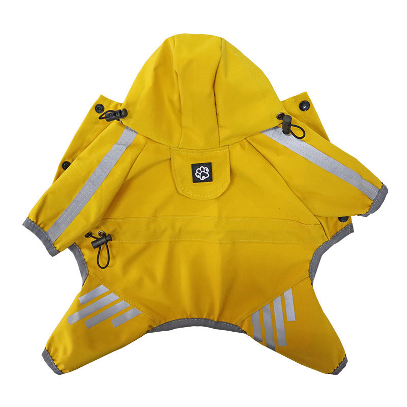 Dog Raincoat and Maltese with Breathable Hood "Cloudy"