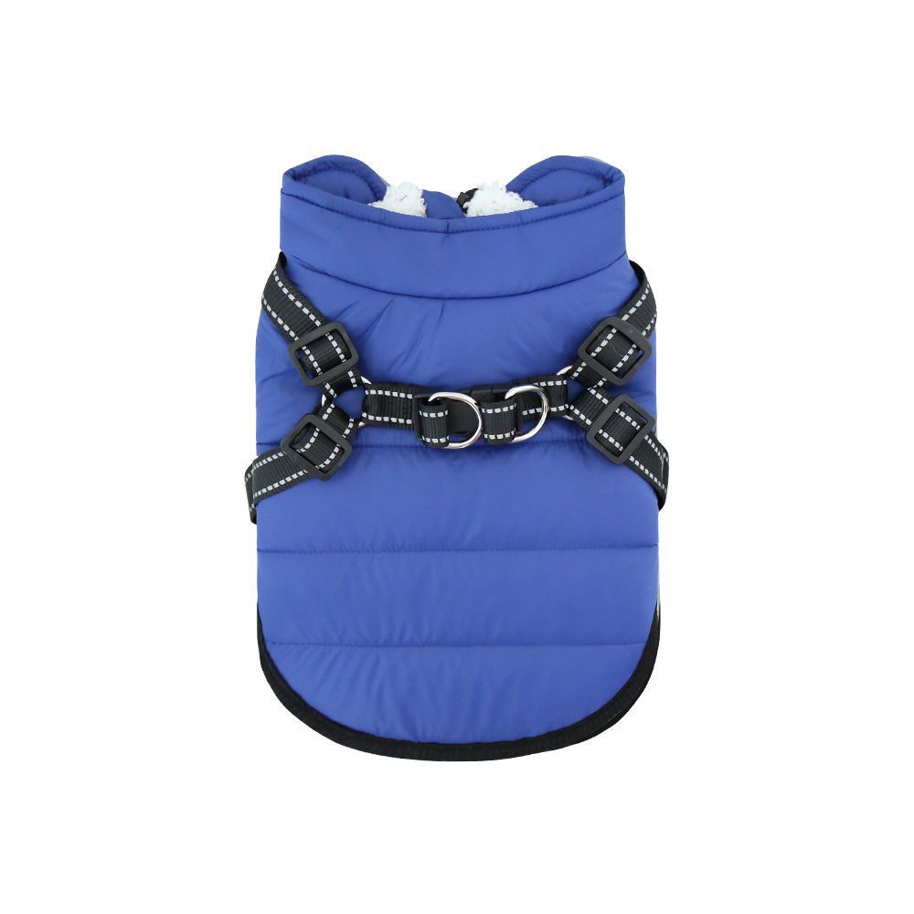 Padded Dog Coat with Integrated Harness