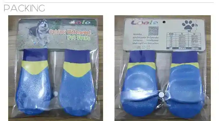 Calzini scarpe impermeabili per cani grandi antiscivolo by Dog Moda