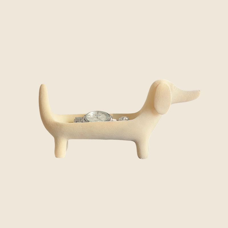Svuotasche Bassotto Decorativo – Porta Gioie e Bracciali in Resina