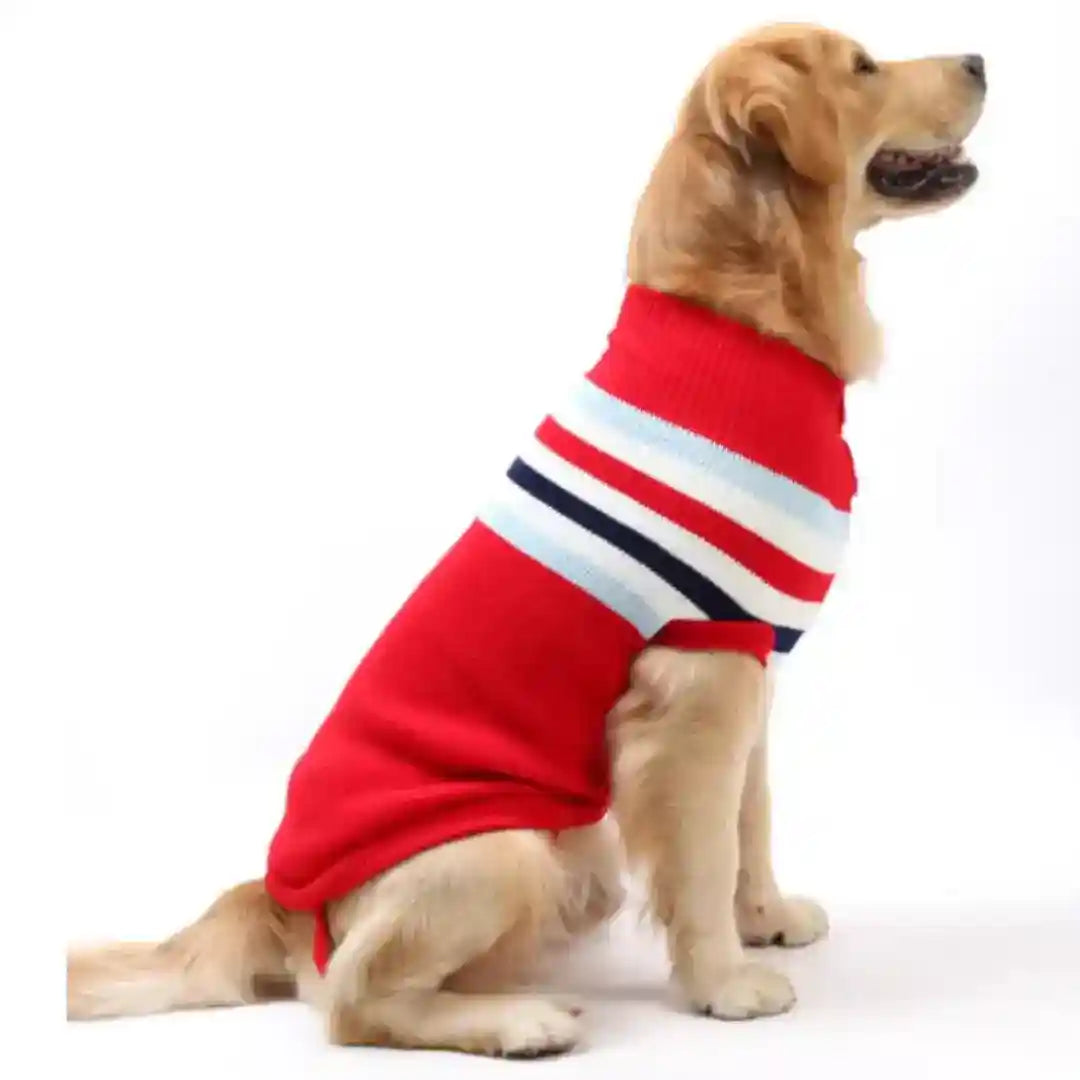 Maglione per Cani 4 Fantasie - Righe, Renne, Bandiera USA by Dog Moda