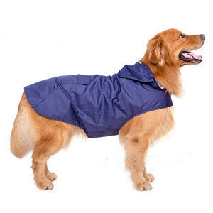 Raincoat for medium-sized dogs with velcro closure "Vasil"