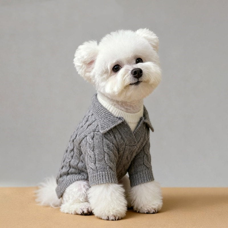 Maglione Cane Gatto Effetto Due Pezzi Autunno Inverno by Dog Moda